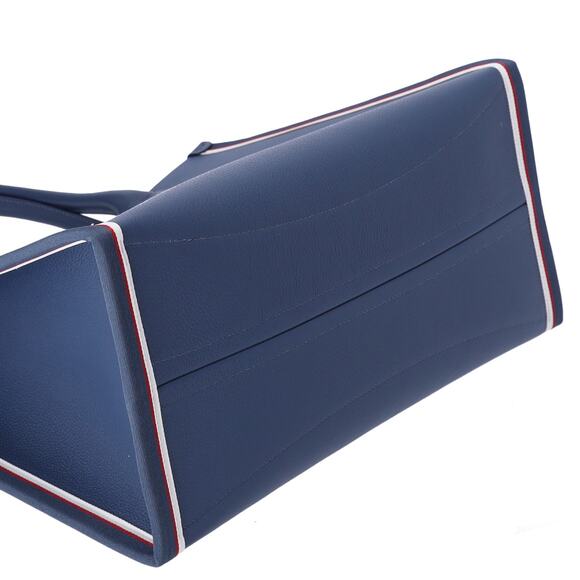 Christian Louboutin Nastrolbi Tote Bag Blue Red White Leather - Picture 4 of 8